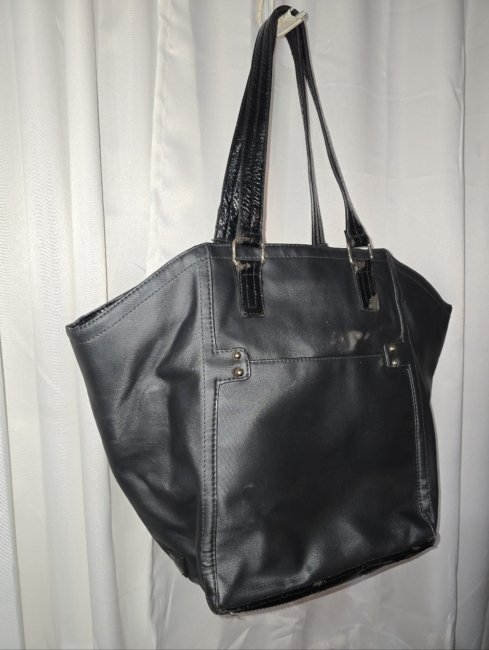 Black Women's Tote  Shoulder Bag -